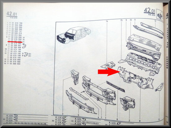 R20-R30 Schutbord (New Old Stock).