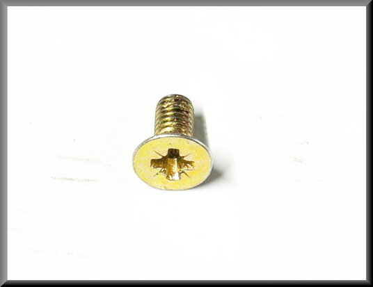 Crosshead bolt M6x12 (yellow passivated).