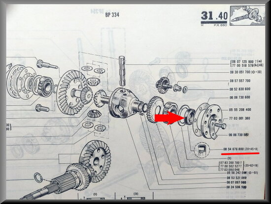 R4-R6-Rodeo-Joint (28-45-8 mm) (New Old Stock).