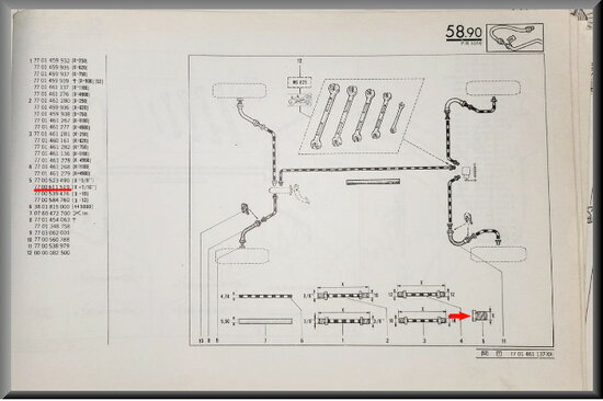 Brake line swivel "7/16".