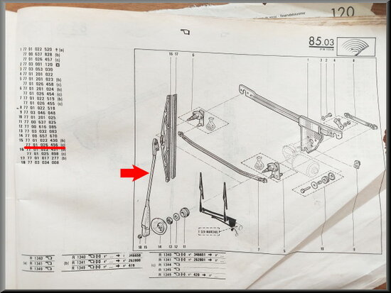 R18 Wiper set (New Old Stock).