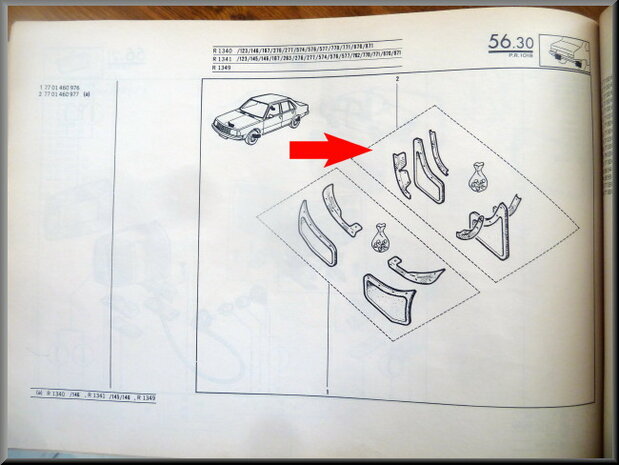 R18 Spatlap set (New Old Stock).