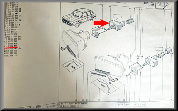 R20-30 Ruitenwisser motor.