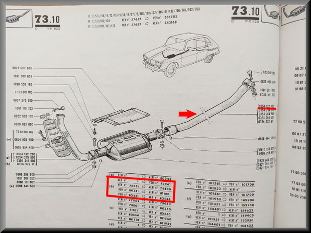 Middenpijp R16 L-TL (lengte 139,5, geen inkepingen aan uiteinde van de pijp) 