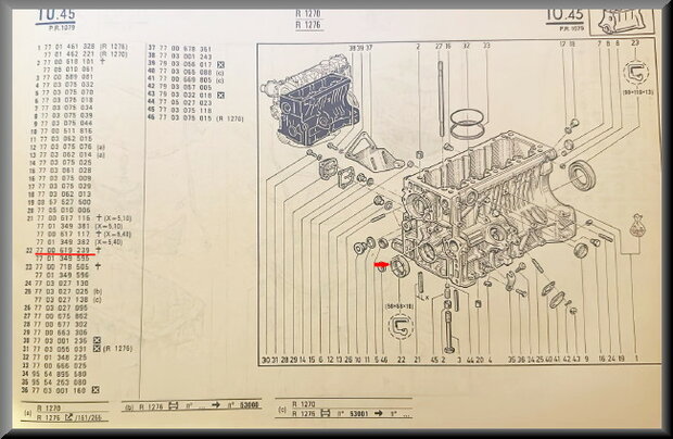 R20-R18-Fuego-Traffic-Master: Nokkenas keerring (35x47x7mm) (New Old Stock).. 