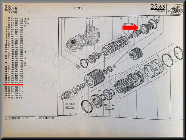 R20-30 Tandwiel (New Old Stock).