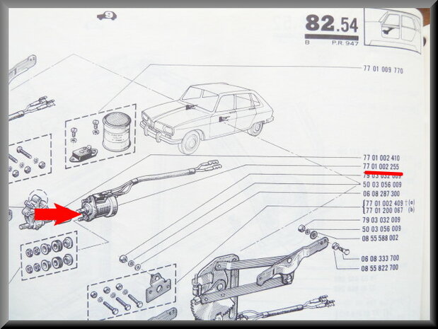 Ruithefmotor R16 TS en TX (eerste type).