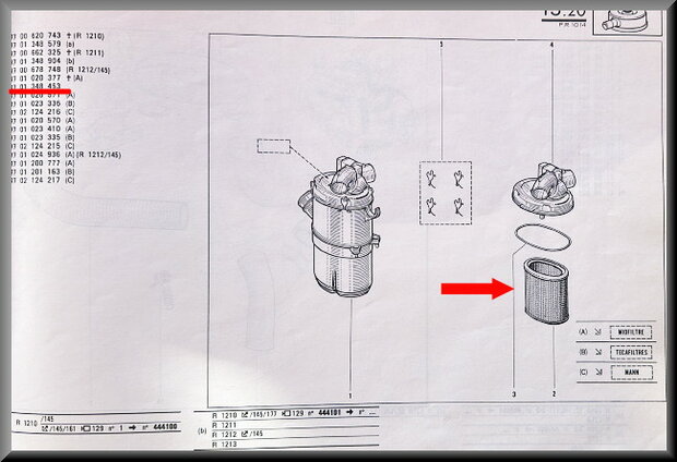 R14: Luchtfilter (New Old Stock).