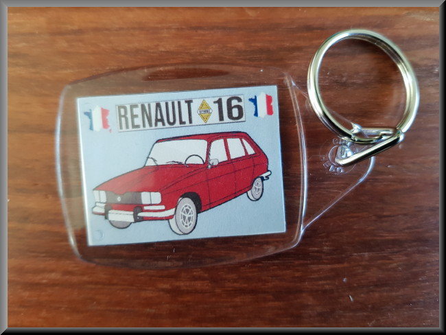 Porte-clés Renault R16, en étain