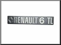 R6:-Embleem-Renault6-TL-(Metaal-New-Old-Stock)